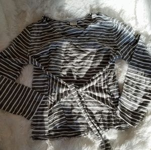 A New Day Tie Front Top